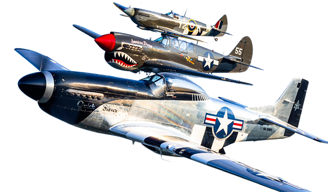 Aircraft formation at Geneseo Airshow