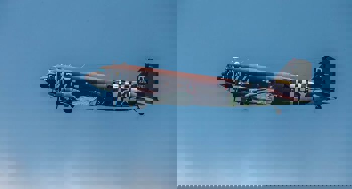 C-47 "Whiskey 7" in flight