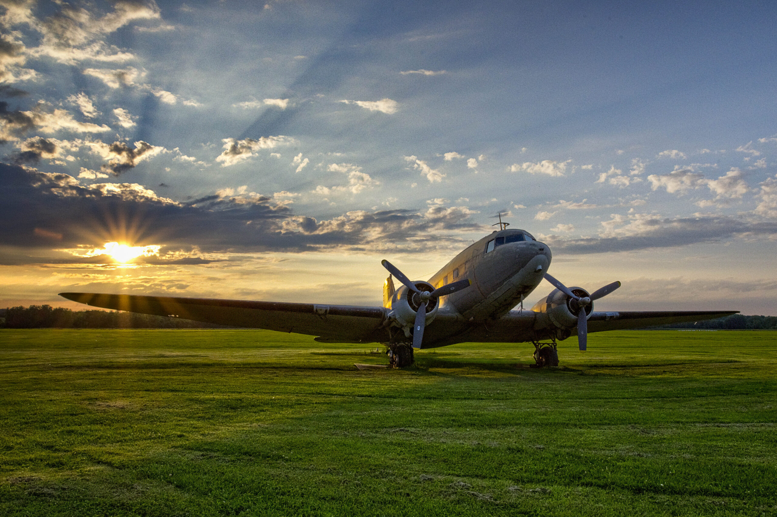 C47 sunset