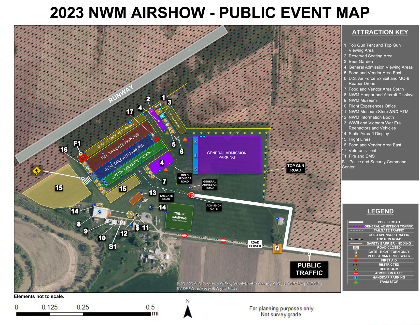 2023 NWM Airshow Map
